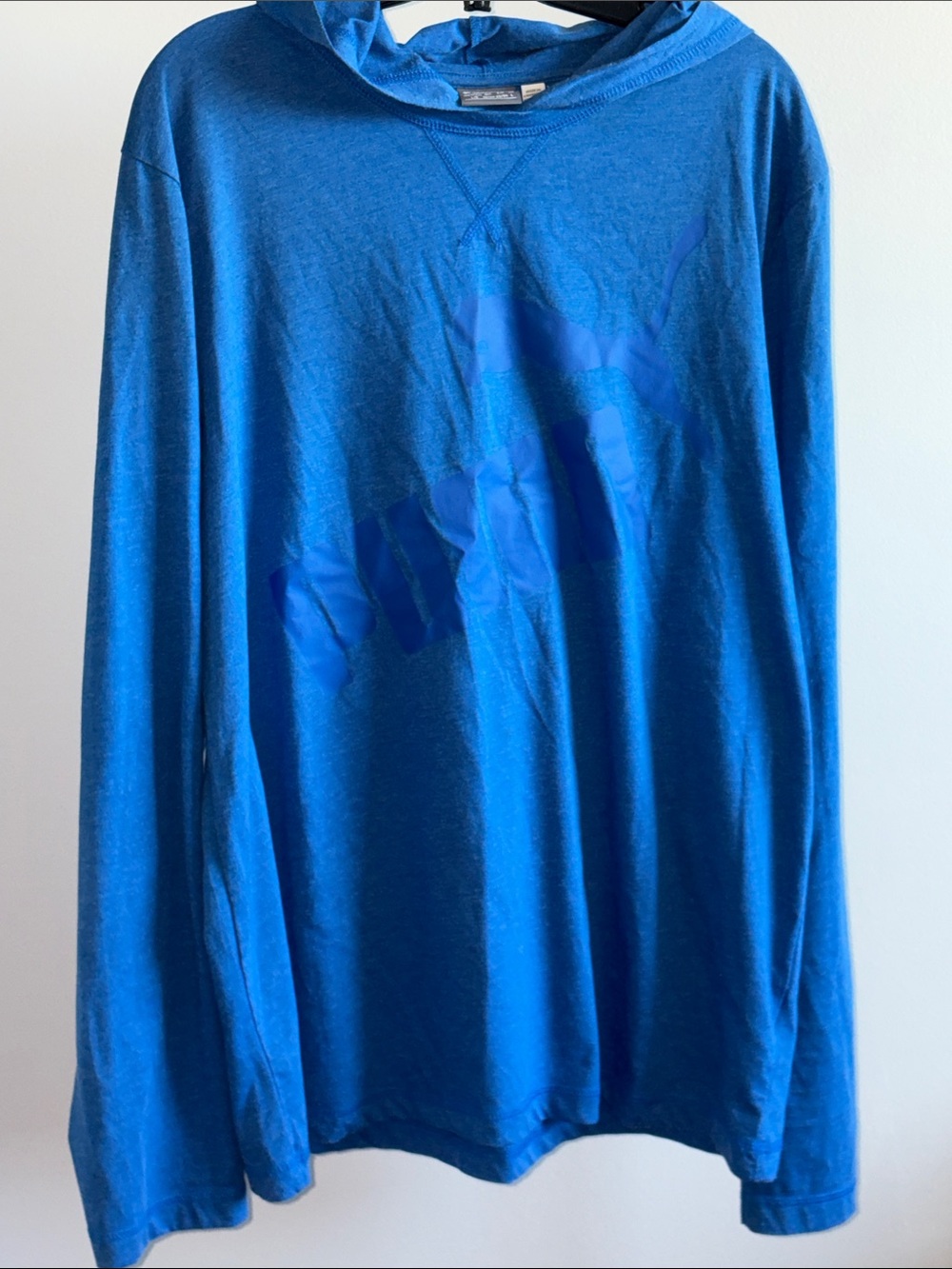 Puma Men’s Bright Blue Crewneck Hoodie Tee